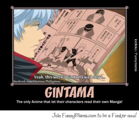 Gintama anime breaks the 4th wall