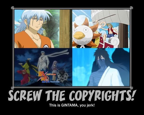 gintama anime review - gintama is king of parodies