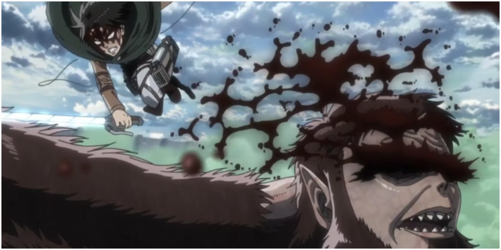 Top 10 Bloodiest Fights in Anime | Attack on Titan | Animeking