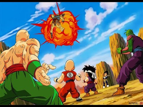 Top 20 Most Epic Dragon Ball Z Fights |  Nappa vs. The Z-Fighters| AnimeKing 