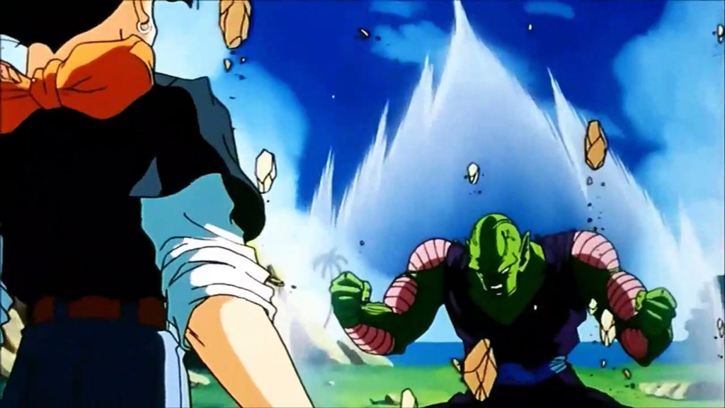 Top 20 Most Epic Dragon Ball Z Fights |  Piccolo vs. Android 17| AnimeKing 