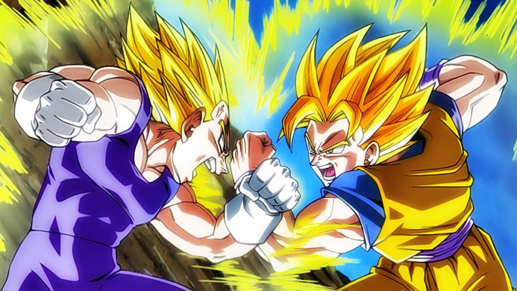 Top 20 Most Epic Dragon Ball Z Fights |  Goku vs. Vegeta | AnimeKing 