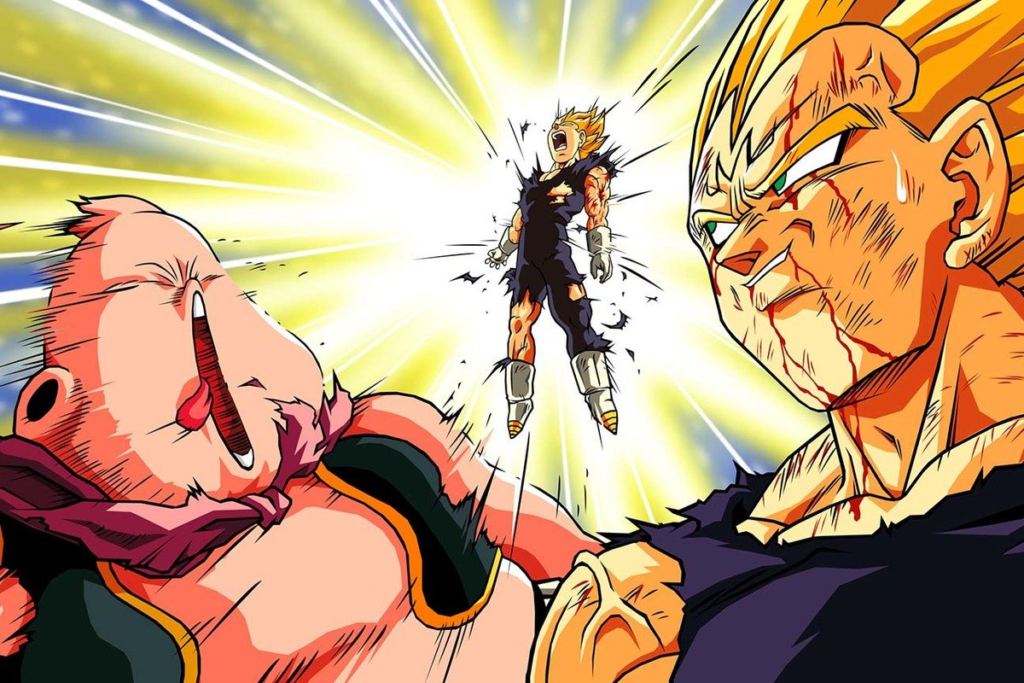 Dragon Ball Z: 19 Longest Fights In The Anime, Ranked | Majin Vegeta vs. Majin Buu | AnimeKing 