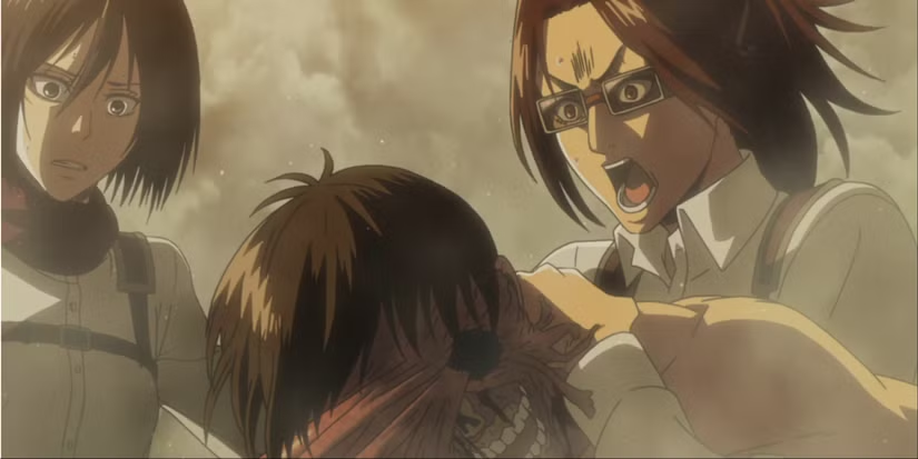 Top 10 Funniest Scenes In Attack On Titan, Ranked | Hange Demands a Sketch of Eren | AnimeKing 