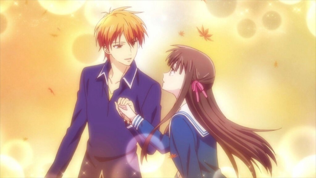 Kyo and Tohru in Fruits Basket