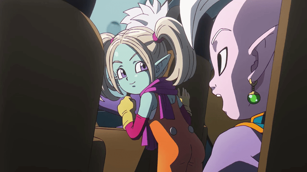 Panzy, Supreme Kai, and Goku from Dragon Ball Daima Episode 11