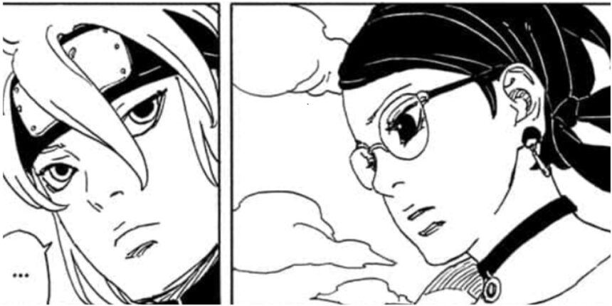 Sarada and Mitsuki from Boruto: Two Blue Vortex, Manga Plus