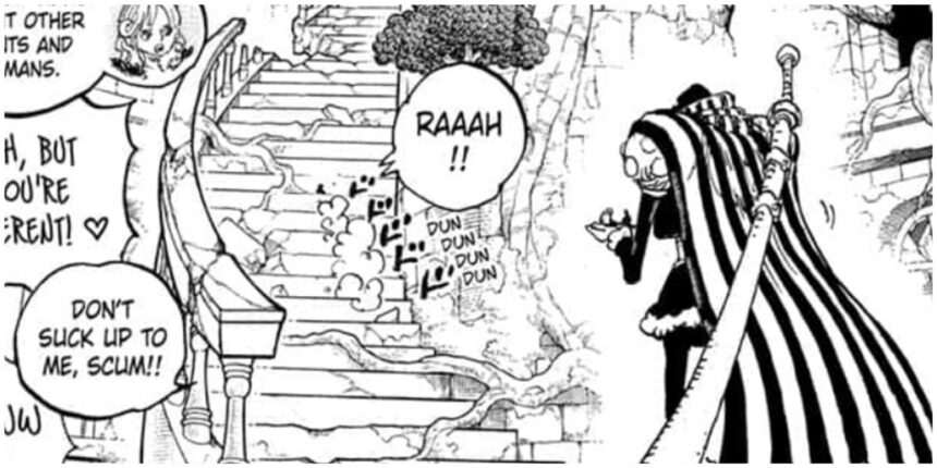 Road and Nami from One Piece Chapter 1138